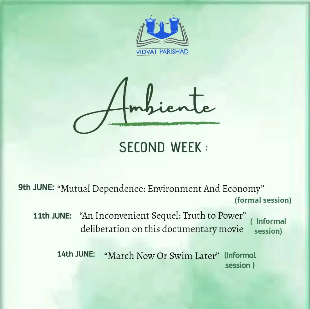 Vidvat Parishad organizes Talk Show on Environmental Issues, Register Now 